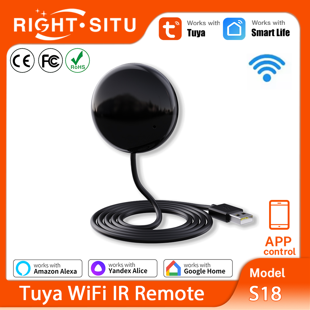 Smart Ir Remote Controller - 스마트 홈 자동화 원격 제어용 Tuya