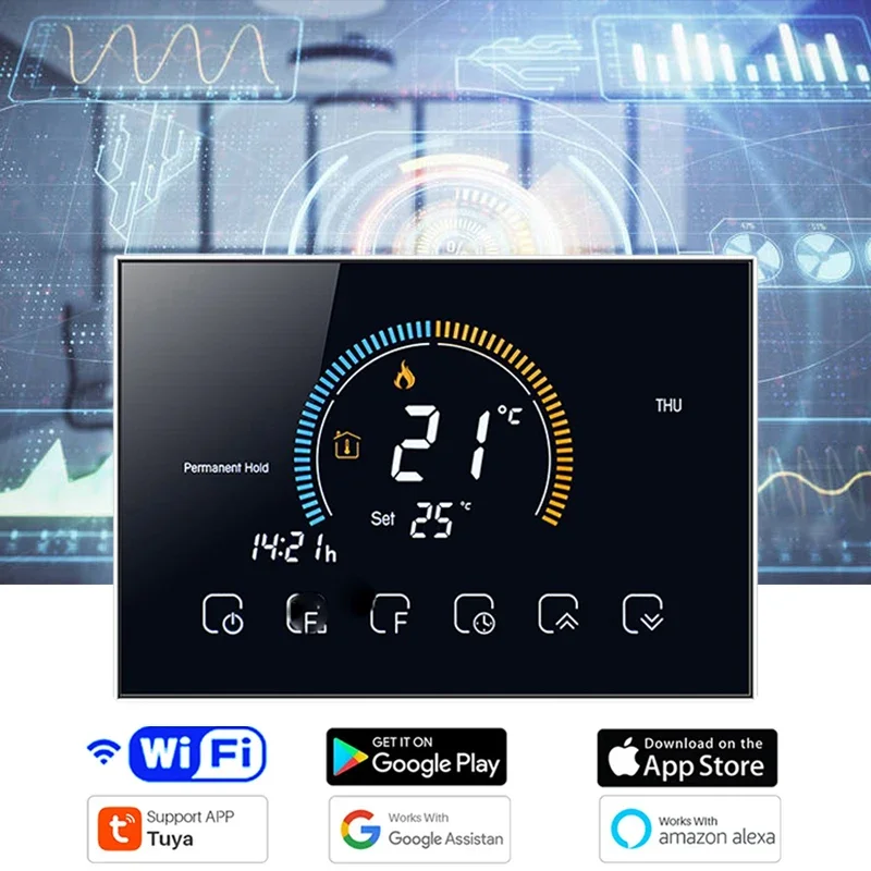 Smart Home Full System - 투야 스마트 와이파이 프로그래밍 가능 온도