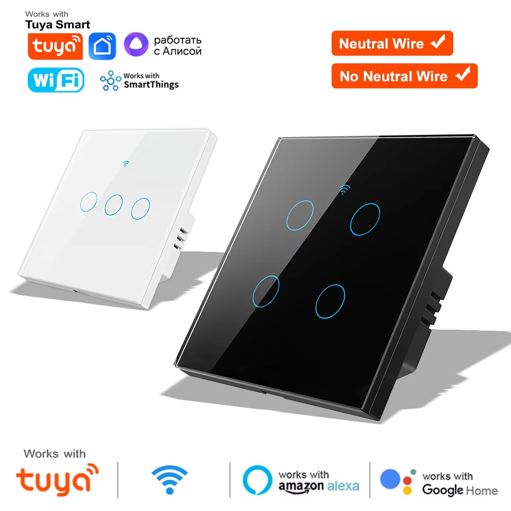 Smart Home Full System - WiFi RF 433mhz 터치 벽 조명