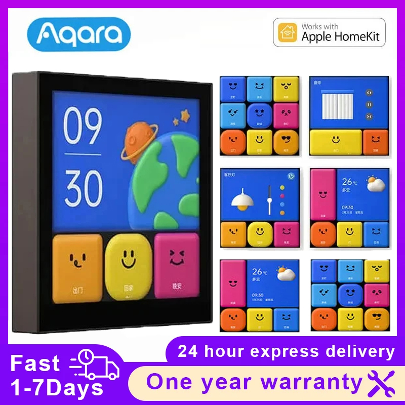Smart Home Hub Apple - Aqara 스마트 스위치 S1E 터치 컨트롤,