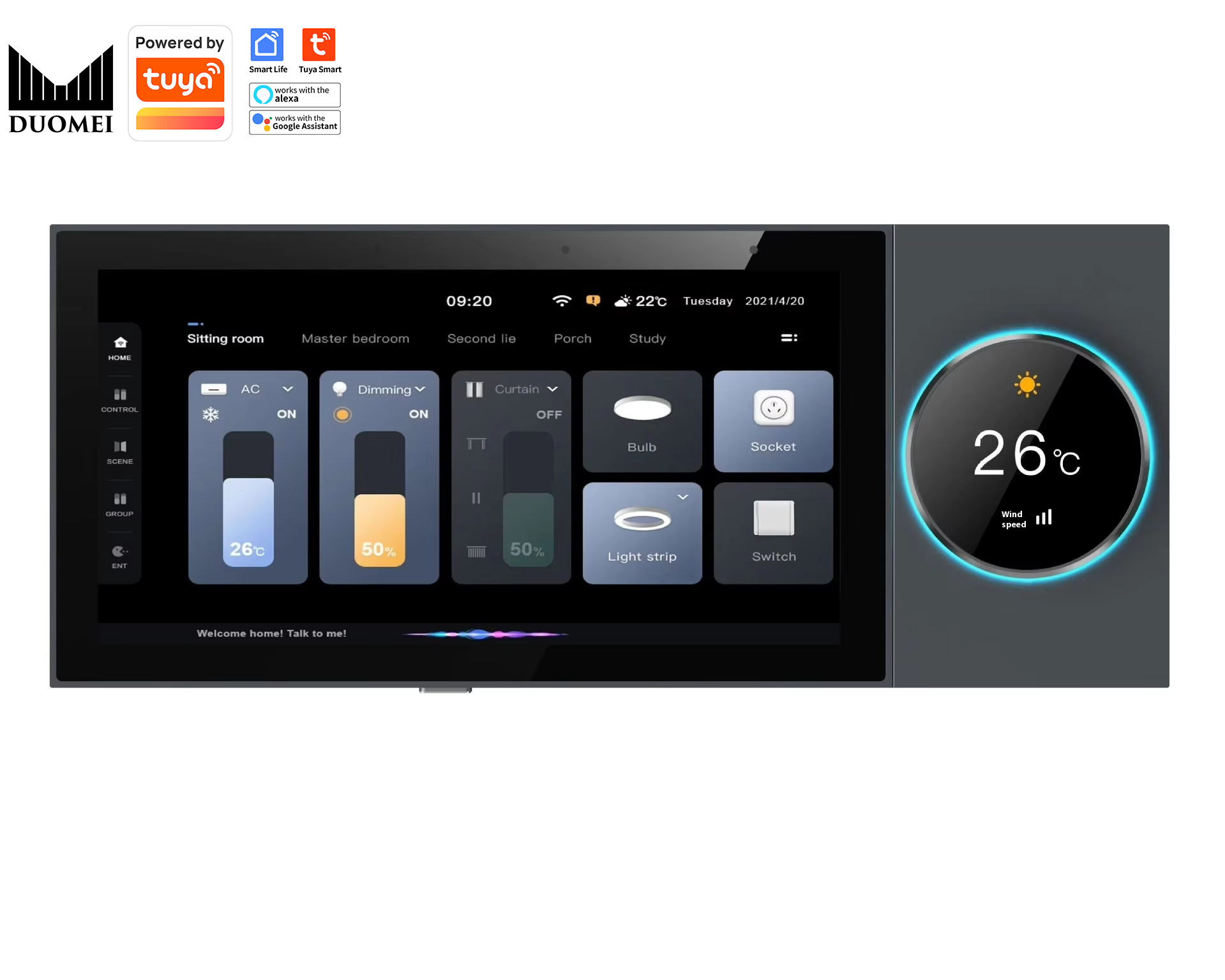 Smart Home Gateway - DUOMEI 스마트 홈 시스템 투야 WiFi