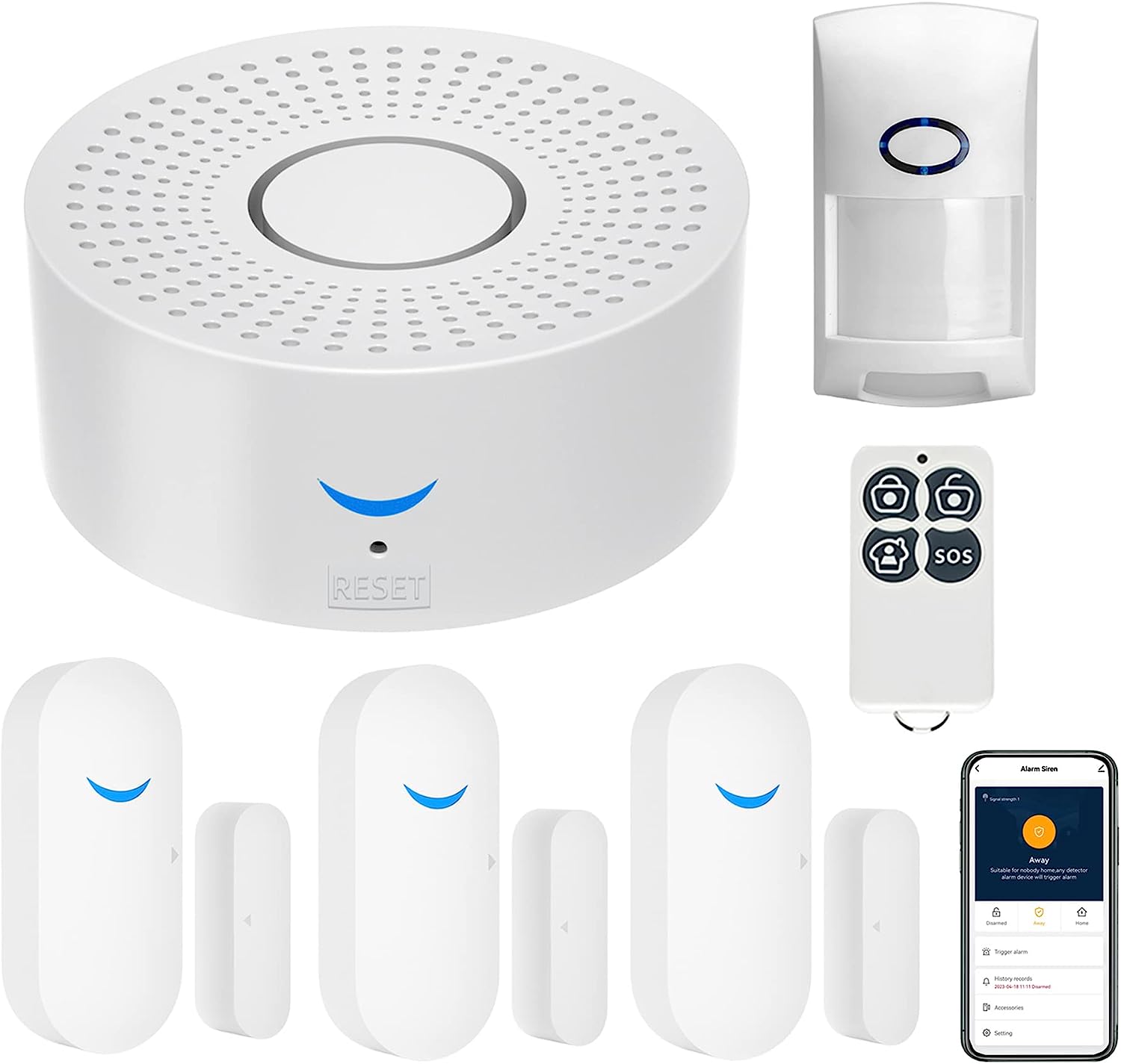 Home Automation Kit - Tuya Wifi 스마트 홈 경보 시스템