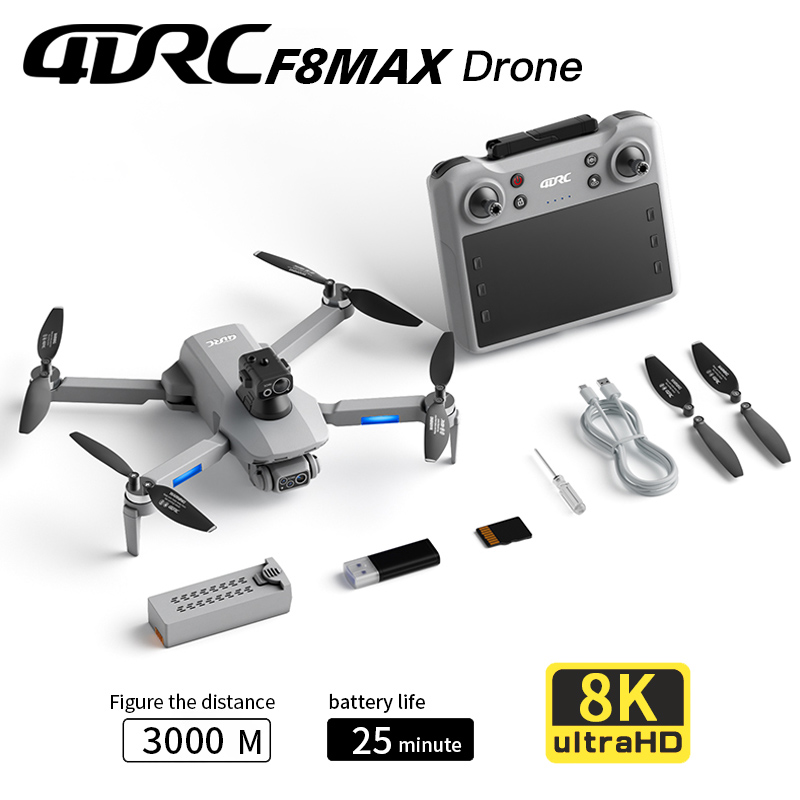 Smart Home Camera - F8 MAX GPS 드론 전문가용 8K