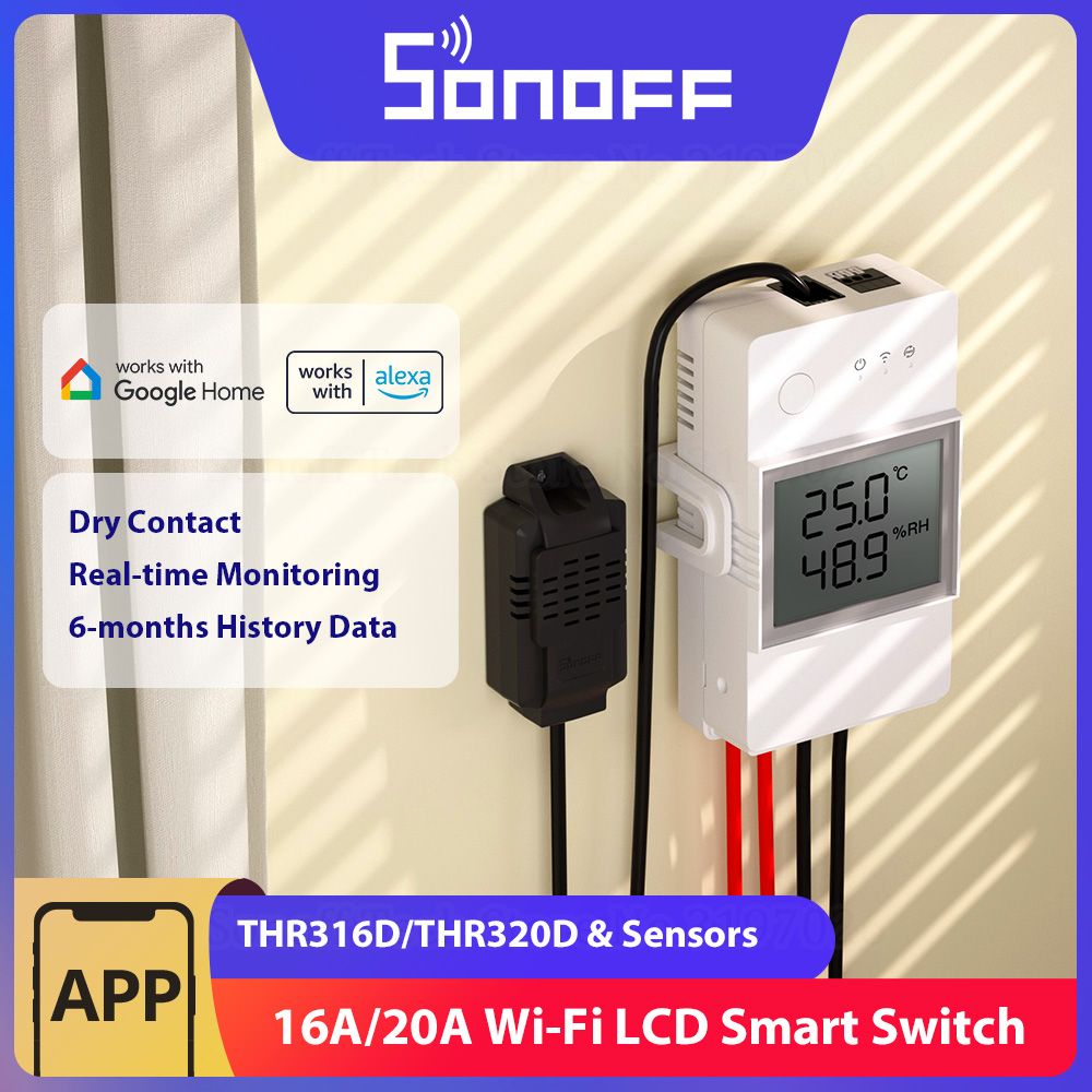 Home Automation Kit - SONOFF THR316D/THR320D 온도 습도 스마트 스위치