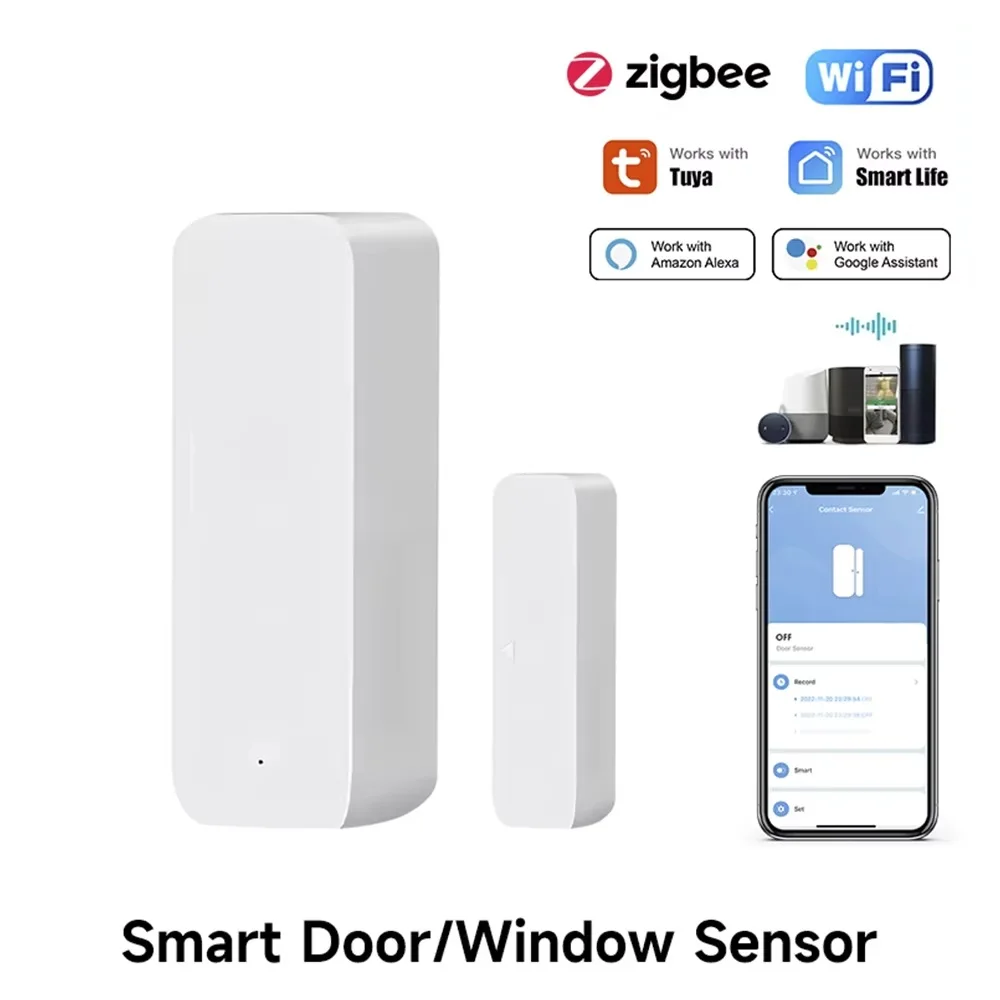 Smart Home Gateway - 투야 지그비/와이파이 자석 도어 윈도우 센서
