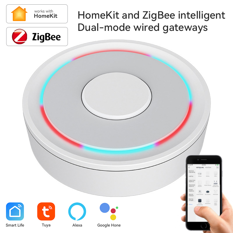 Home Automation Kit - Tuya-ZigBee 스마트 게이트웨이 홈키트, 유선 무선