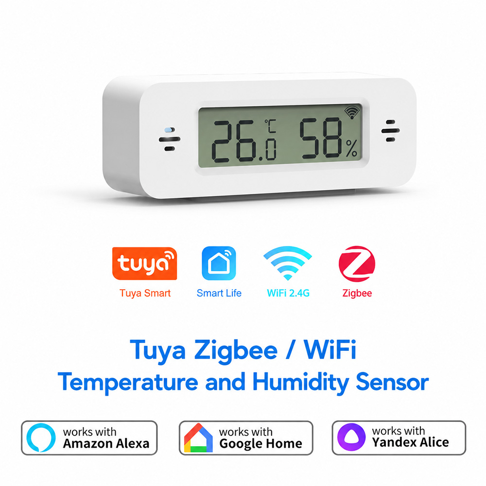 Smart Home Simple - Tuya Zigbee WiFi 미니 온도 및