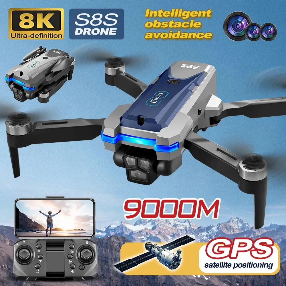 Smart Home Camera - S8S GPS 드론 5G 와이파이 8K