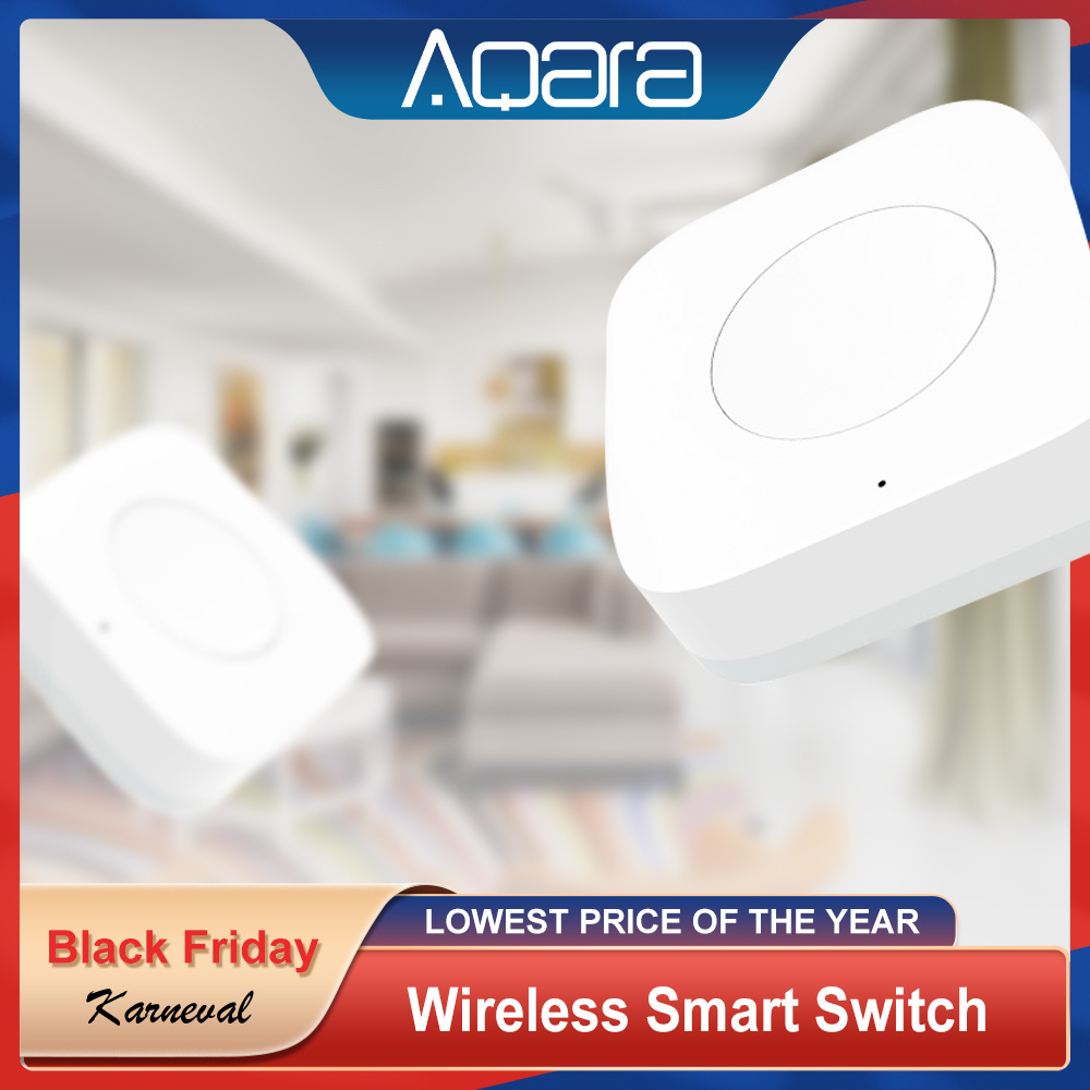 Aqara 스마트 홈 센서 무선 미니 스위치 지그비 단 - Smart Home Hub Apple 리뷰 및 가격