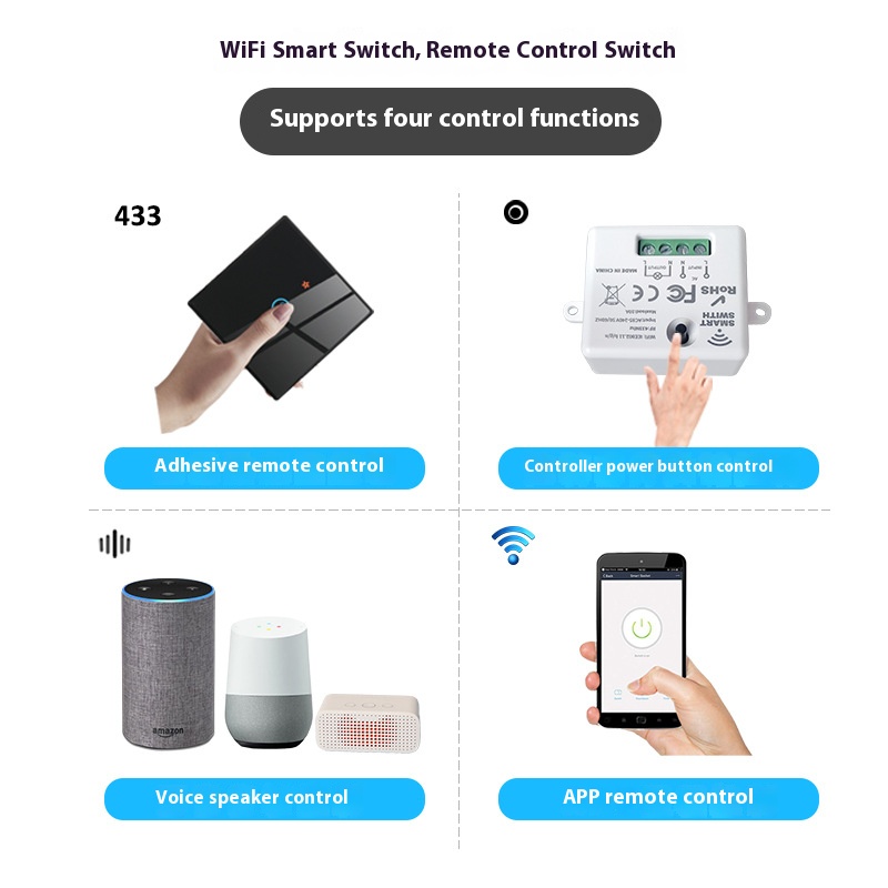 Tuya 스마트 스위치오프 장치는 무선 터치, WiFi - Smart Home Full System 리뷰 및 가격