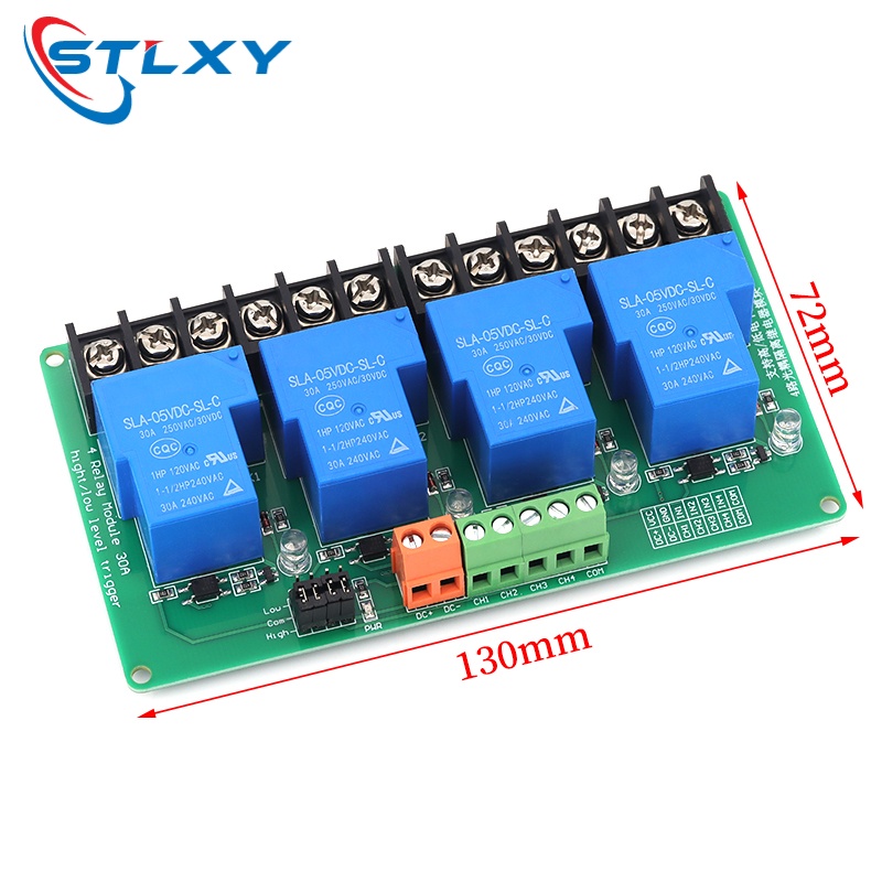 4채널 릴레이 모듈 DC 5V/12V/24V 하이/로우 - Smart Home With Plc 리뷰 및 가격