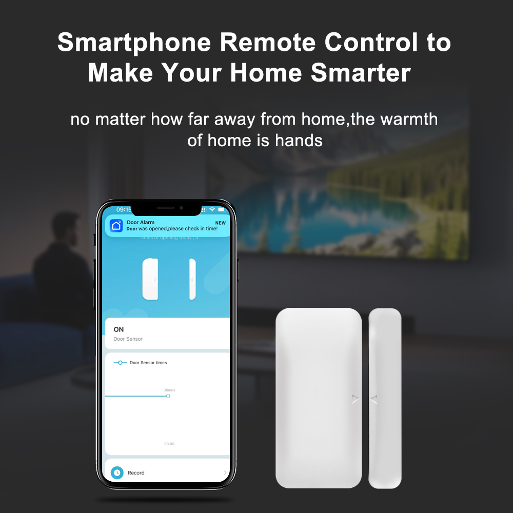 Tuya Zigbee 무선 도어 윈도우 센서 미니 스마 - Smart Home Full System 리뷰 및 가격