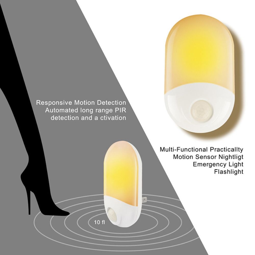 스마트 센서 LED 플러그인 야간 조명 ABS 부드러운 - Smart Baby Night Light 리뷰 및 가격