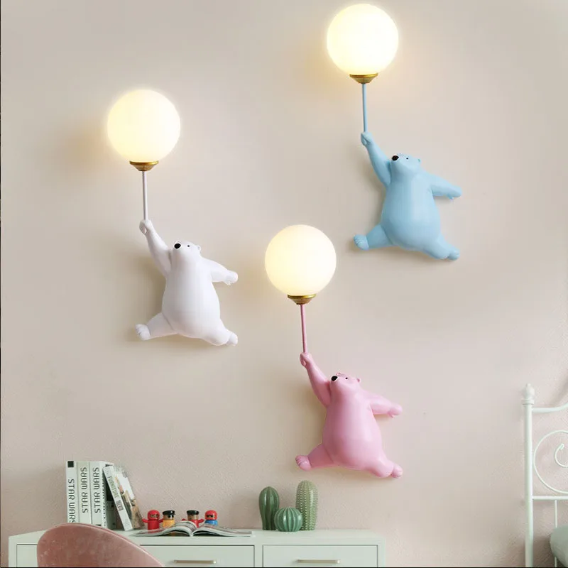 만화 북극곰 LED Sconce 빛 크리 에이 티브 벽 - Smart Baby Night Light 리뷰 및 가격