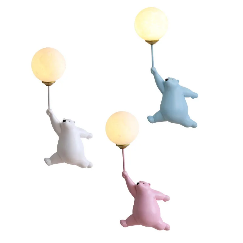 만화 북극곰 LED Sconce 빛 크리 에이 티브 벽 - Smart Baby Night Light 리뷰 및 가격