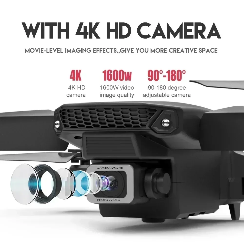E88 프로 와이파이 FPV 드론, 광각 HD 4K 1 - Smart Home Camera 리뷰 및 가격