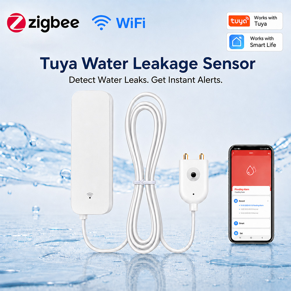 ZigBee WiFi 누수 센서 홍수 누출 경보 감지기 - Smart Ir Remote Controller 리뷰 및 가격