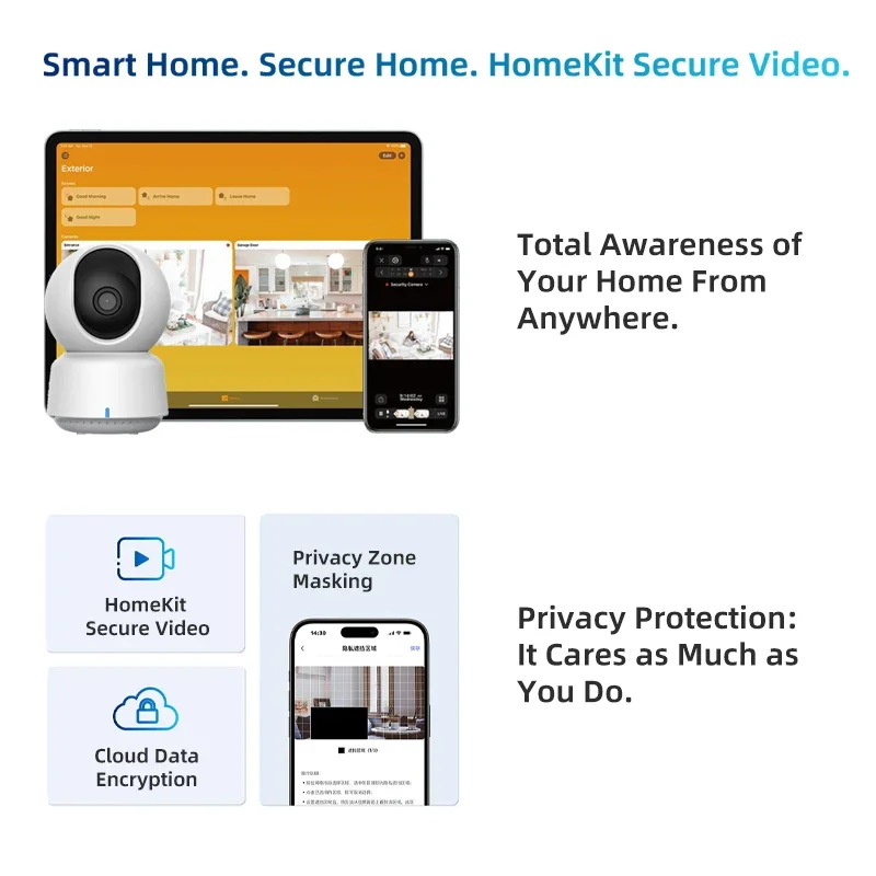 오리지널 아카라 스마트 카메라 E1 2K 1296P 3 - Smart Home Hub Apple 리뷰 및 가격