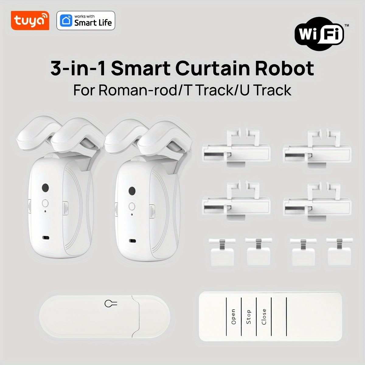 1/2개 투야 스마트 와이파이 커튼 로봇 (허브 포함  - Smart Home Full System 리뷰 및 가격