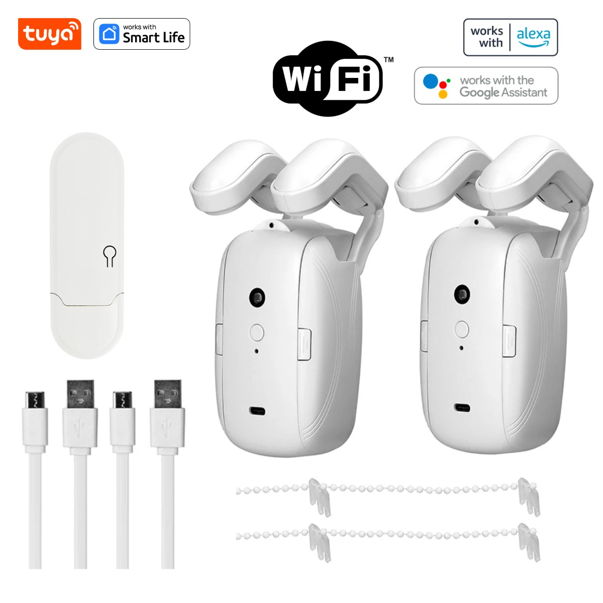 1/2개 투야 스마트 와이파이 커튼 로봇 (허브 포함  - Smart Home Full System 리뷰 및 가격