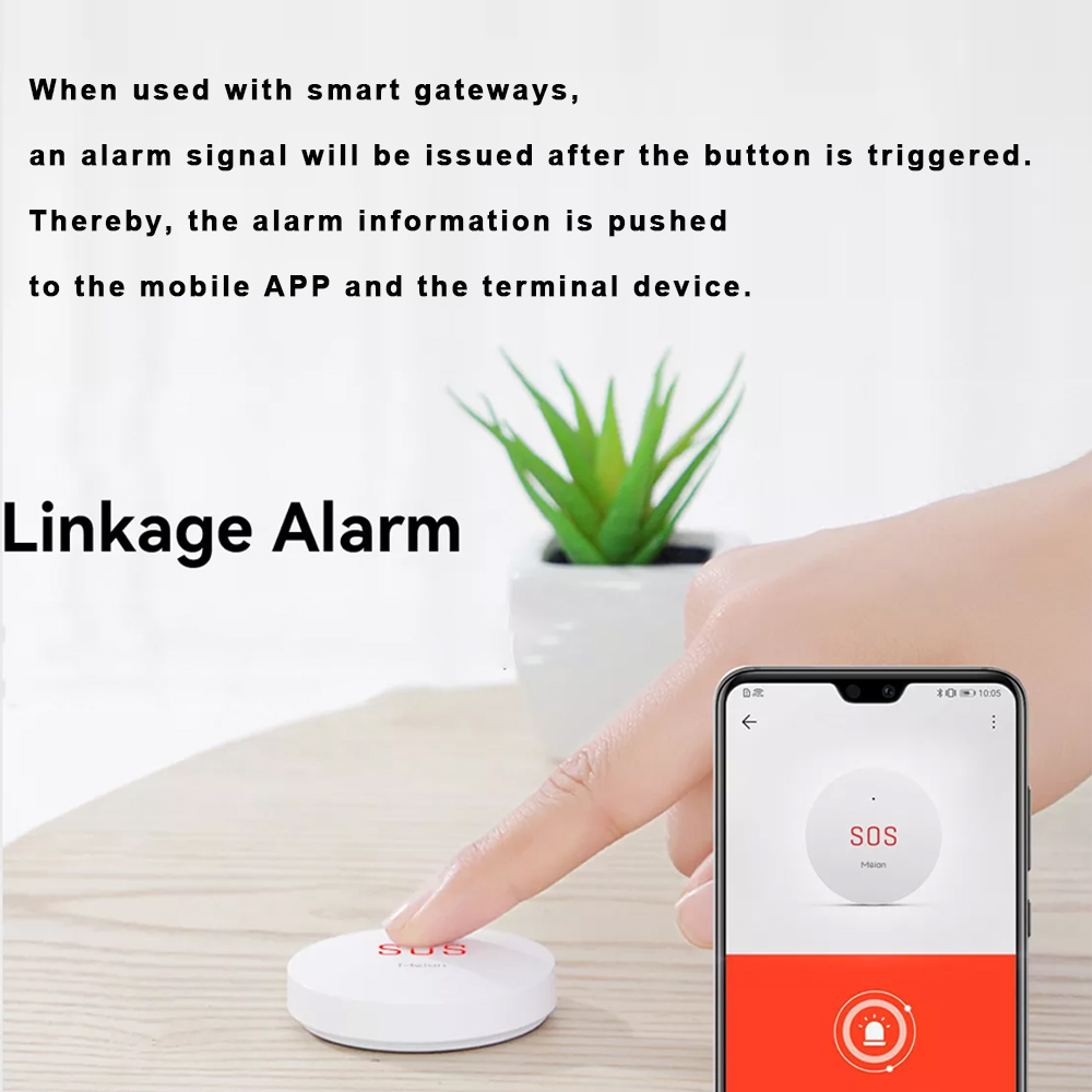 Zigbee 투야 SOS 비상 버튼, 홈 보안 경보 시 - Smart Home Full System 리뷰 및 가격