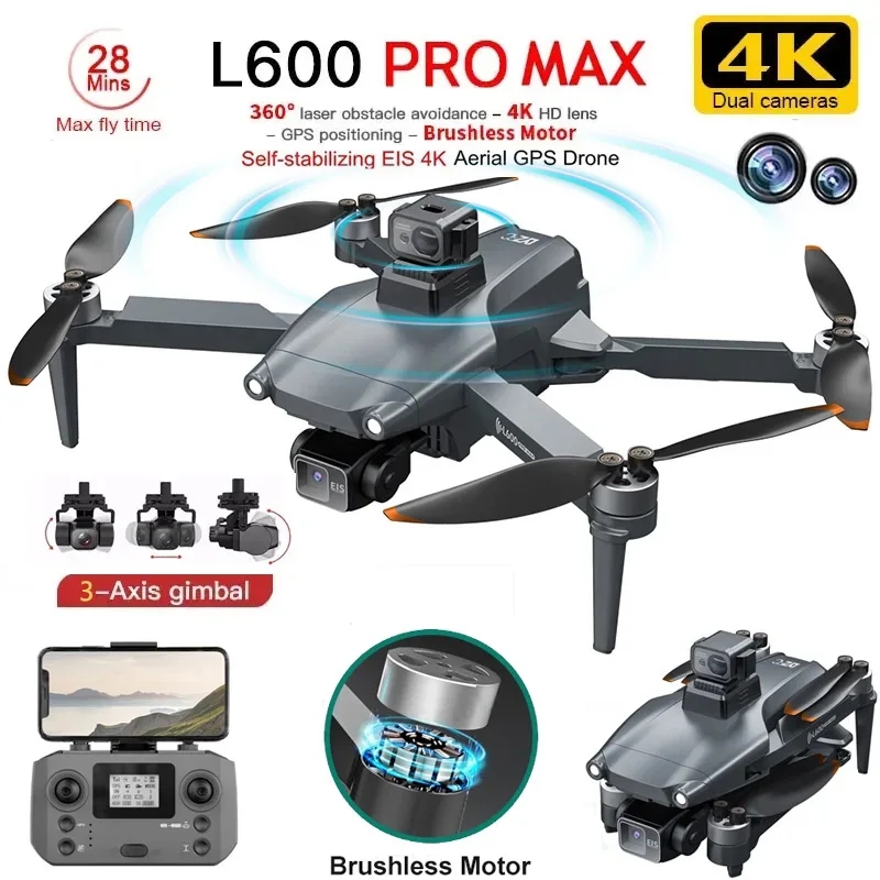 L600 PRO MAX GPS 드론 전문 4K 3축 P - Smart Home Camera 리뷰 및 가격
