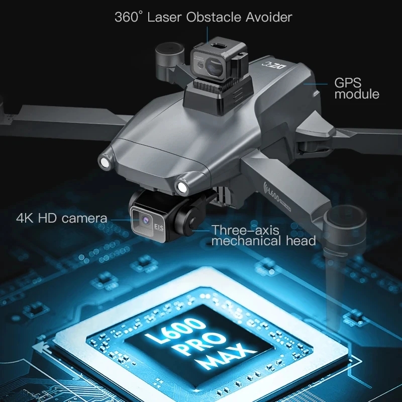 L600 PRO MAX GPS 드론 전문 4K 3축 P - Smart Home Camera 리뷰 및 가격
