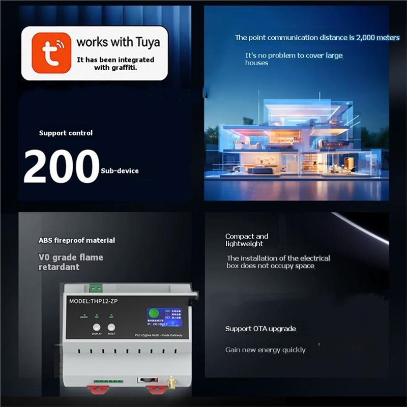 B23B Tuya 스마트 PLC Zigbee 유선 다중 - Smart Home With Plc 리뷰 및 가격