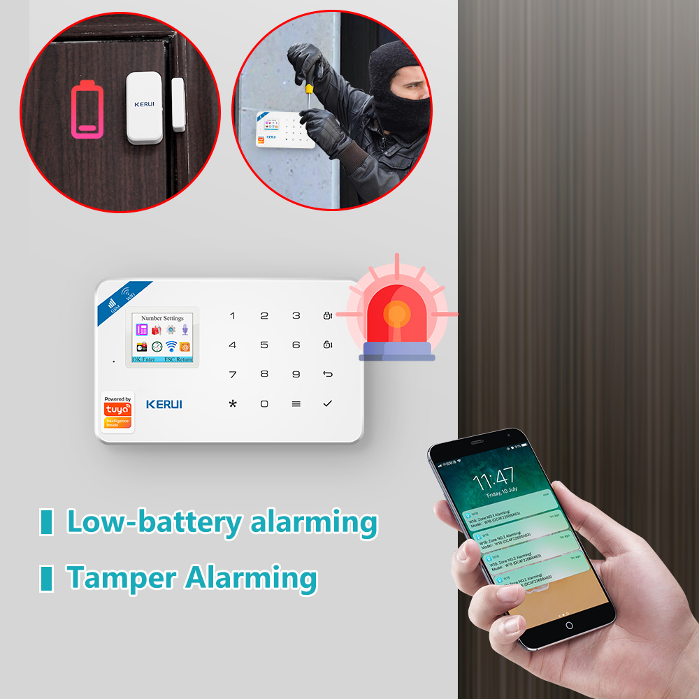 KERUI W181 경보 시스템 보안 홈 WIFI GS - Home Automation Kit 리뷰 및 가격