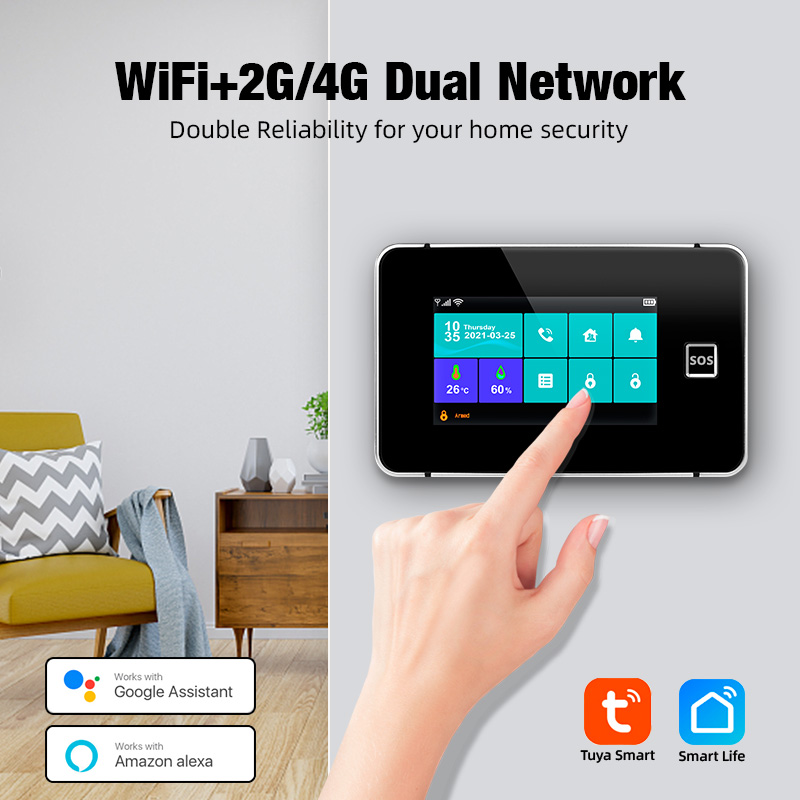 KERUI 4.3인치 터치스크린 가정용 경보 시스템 무 - Home Automation Kit 리뷰 및 가격