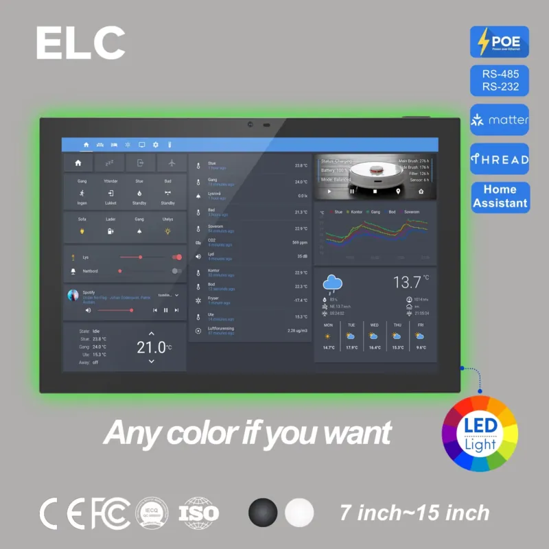 홈 어시스턴트 10.1인치 안드로이드 14 스마트 홈  - Smart Home Gateway 리뷰 및 가격