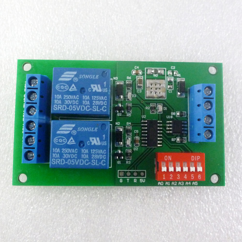 2채널 Modbus RTU 릴레이 모듈 DC5V, PL - Smart Home With Plc 리뷰 및 가격