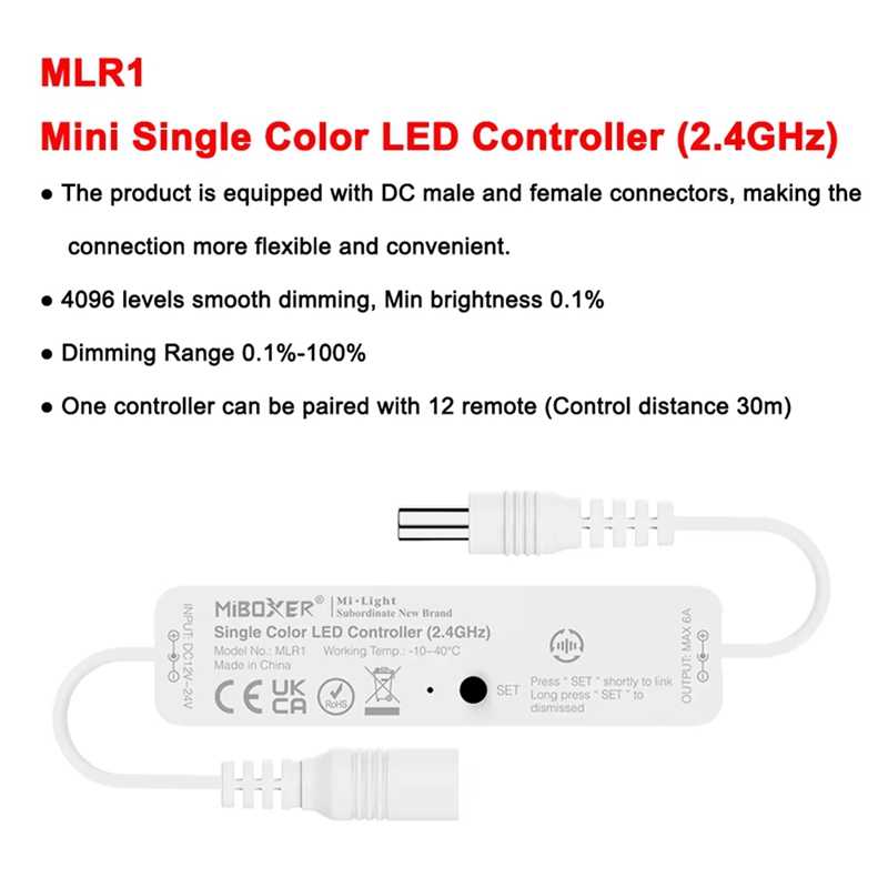 Miboxer MLR2 DC12-24V 미니 2.4GH - Smart Ir Remote Controller 리뷰 및 가격