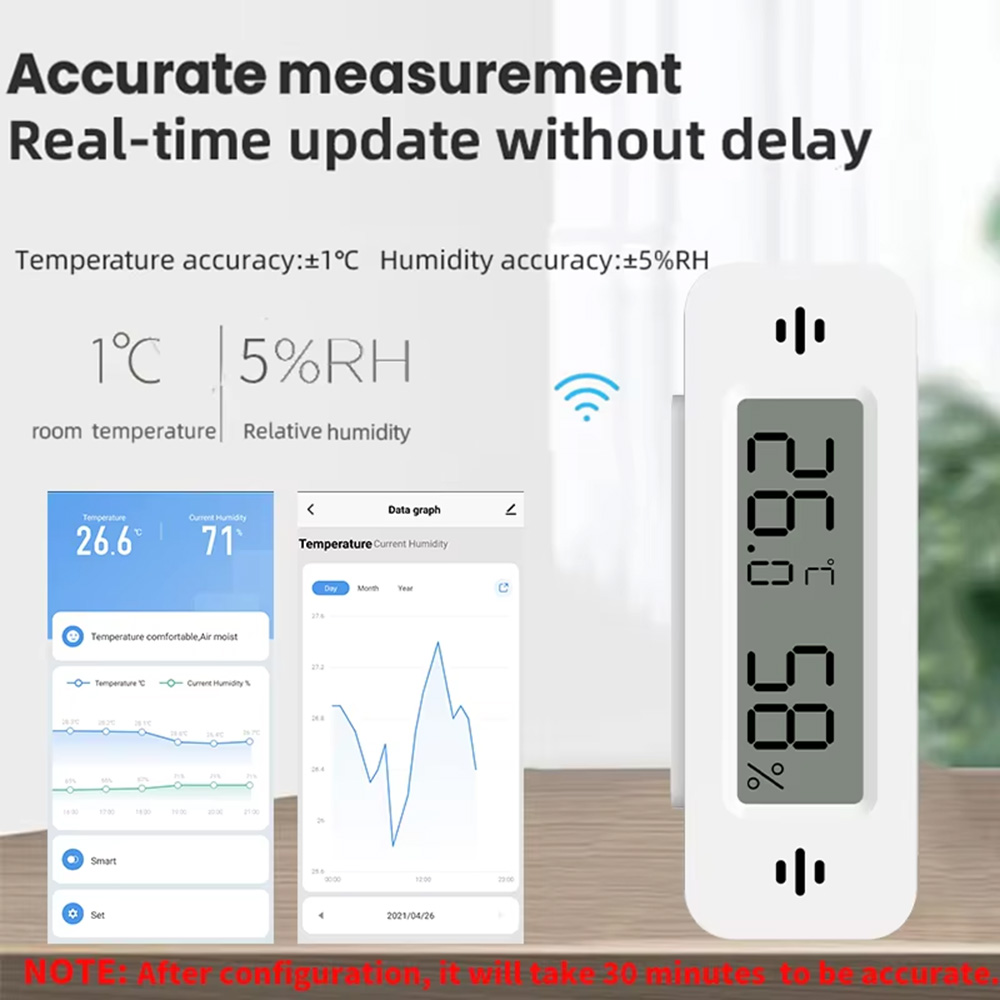 Tuya Zigbee WiFi 미니 온도 및 습도 센서 - Smart Home Simple 리뷰 및 가격