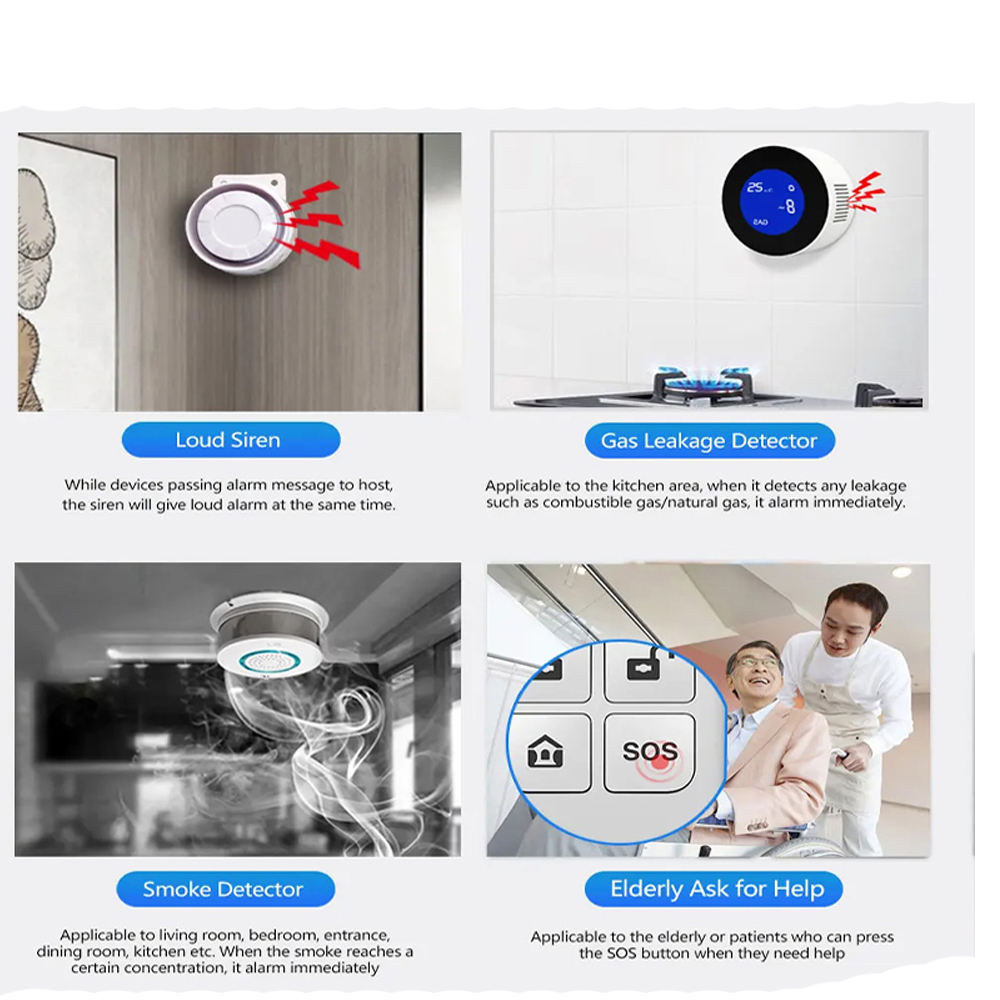 PGST 4G Tuya 스마트 홈 경보 시스템, WiF - Home Automation Kit 리뷰 및 가격