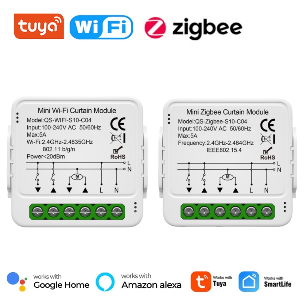 Tuya WiFi Zigbee 스마트 커튼 스위치 모듈 - Home Automation Kit 리뷰 및 가격